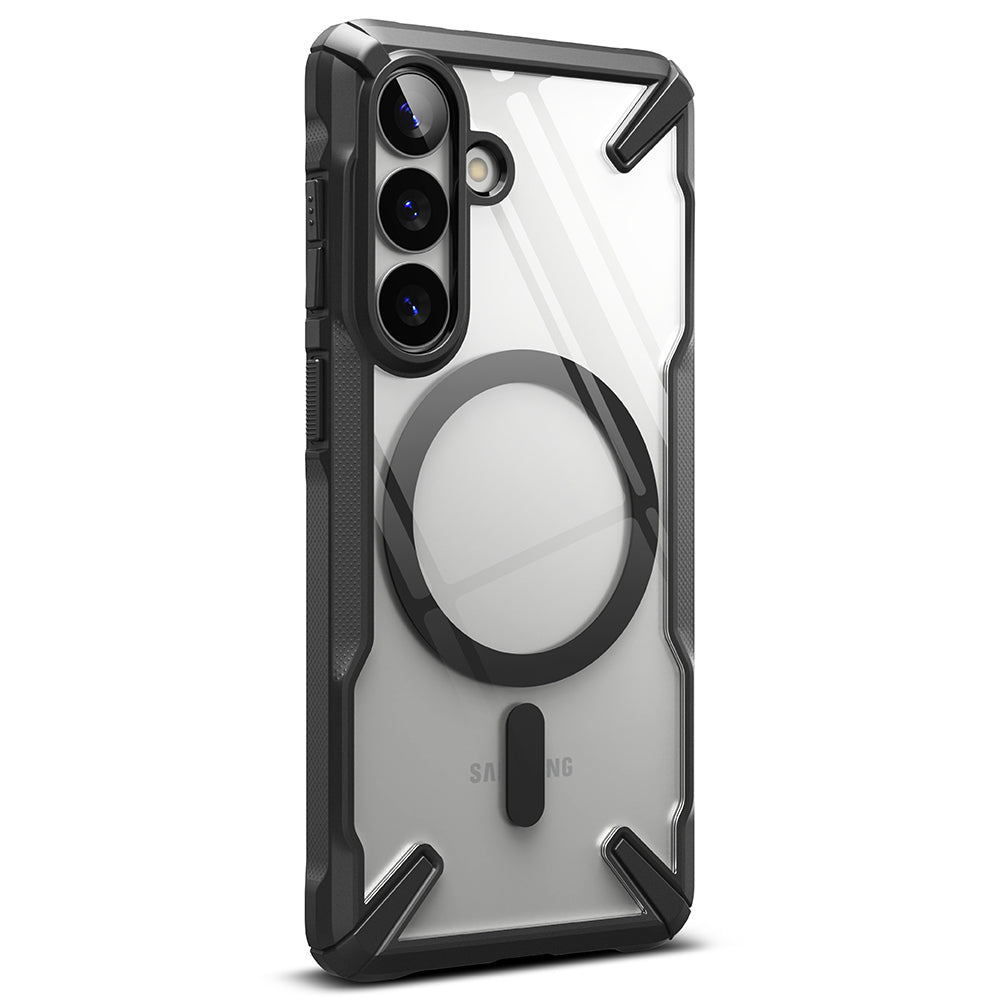 Husa MagSafe pentru Samsung Galaxy S26 Plus, Ringke, Fusion X, Neagra