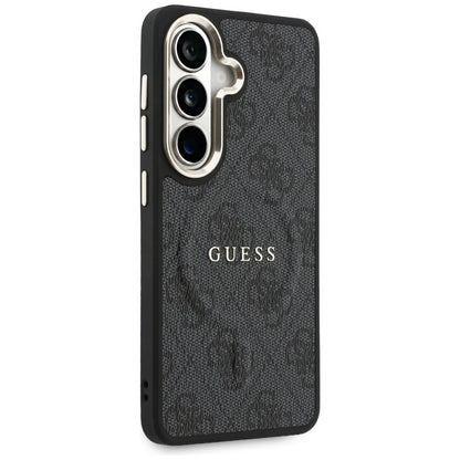 Husa MagSafe pentru Samsung Galaxy S26 Plus S947, Guess, 4G Embossed Ring, Neagra