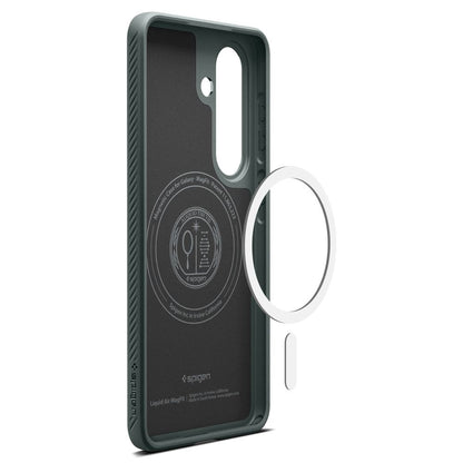 Husa MagSafe pentru Samsung Galaxy S26 Plus S947, Spigen, Liquid Air, Verde ACS10706