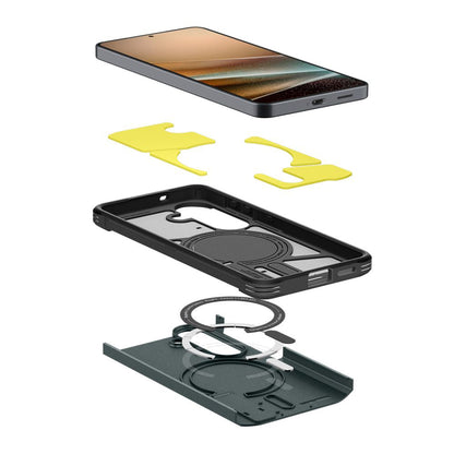 Husa MagSafe pentru Samsung Galaxy S26 Plus S947, Spigen, Tough Armor, Verde ACS10715