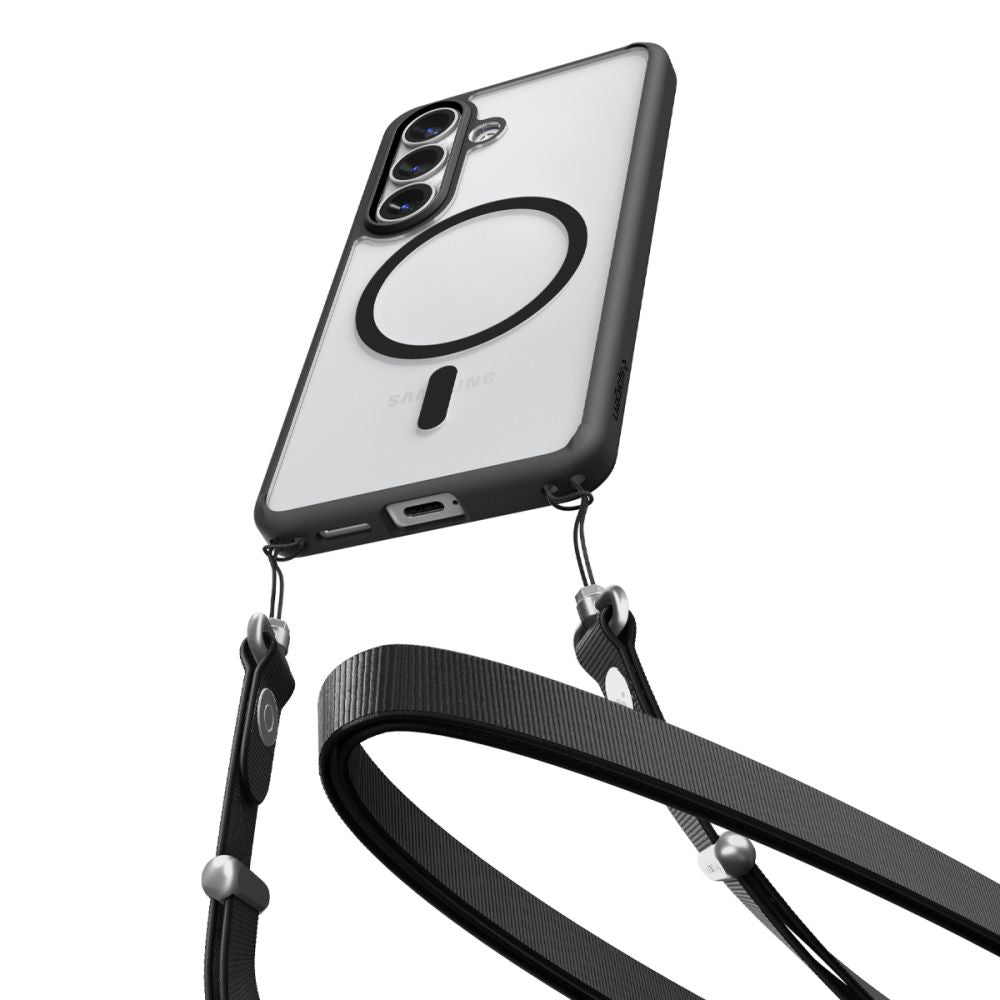Husa MagSafe pentru Samsung Galaxy S26 Plus S947, Spigen, Ultra Hybrid, Neagra Mata ACS10710