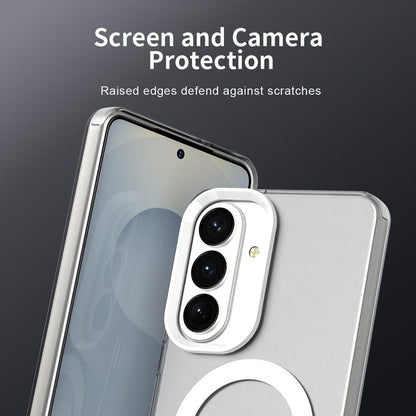 Husa MagSafe pentru Samsung Galaxy S26 Plus, Techsuit, CandyCase, Alba