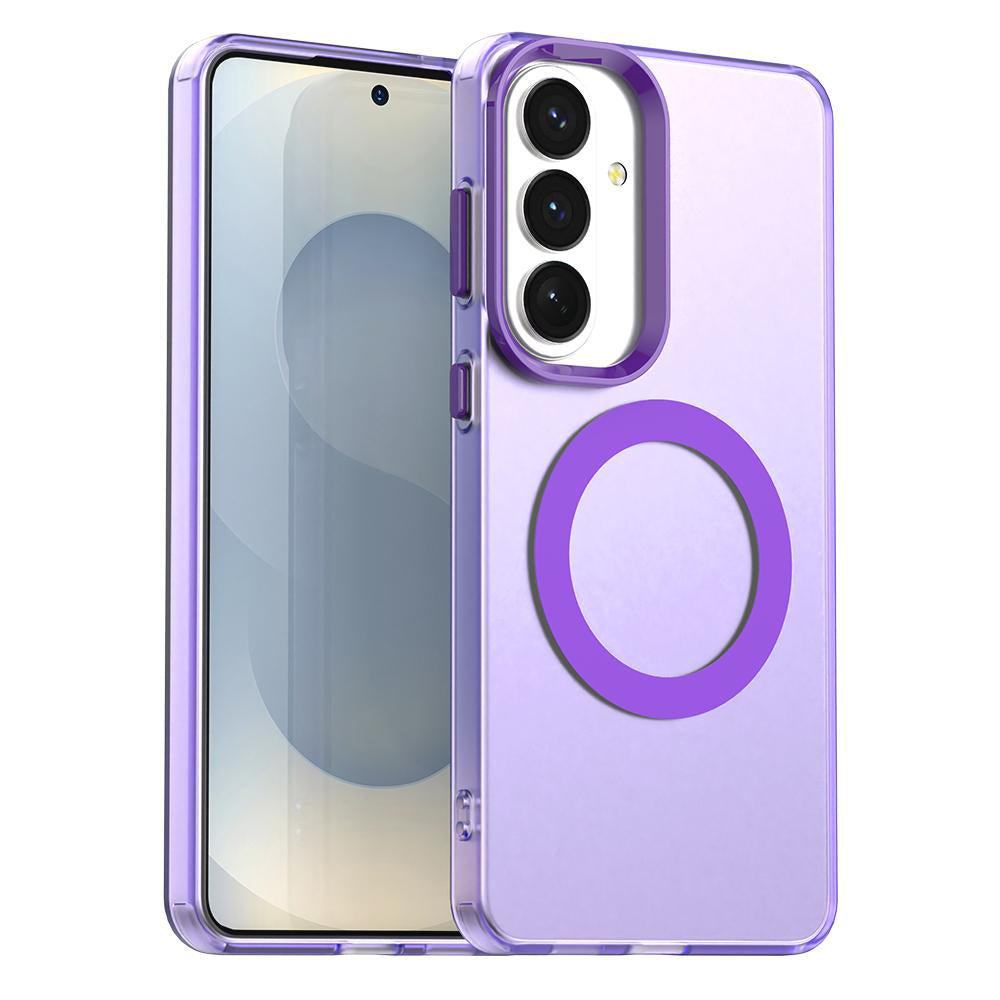 Husa MagSafe pentru Samsung Galaxy S26 Plus, Techsuit, CandyCase, Mov