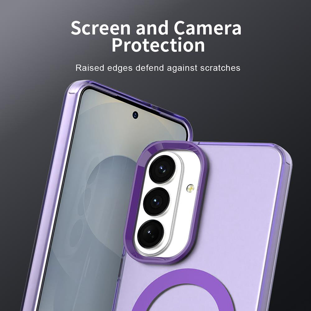 Husa MagSafe pentru Samsung Galaxy S26 Plus, Techsuit, CandyCase, Mov