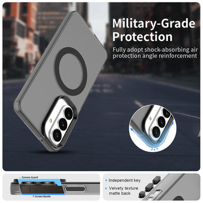 Husa MagSafe pentru Samsung Galaxy S26 Plus, Techsuit, CandyCase, Neagra