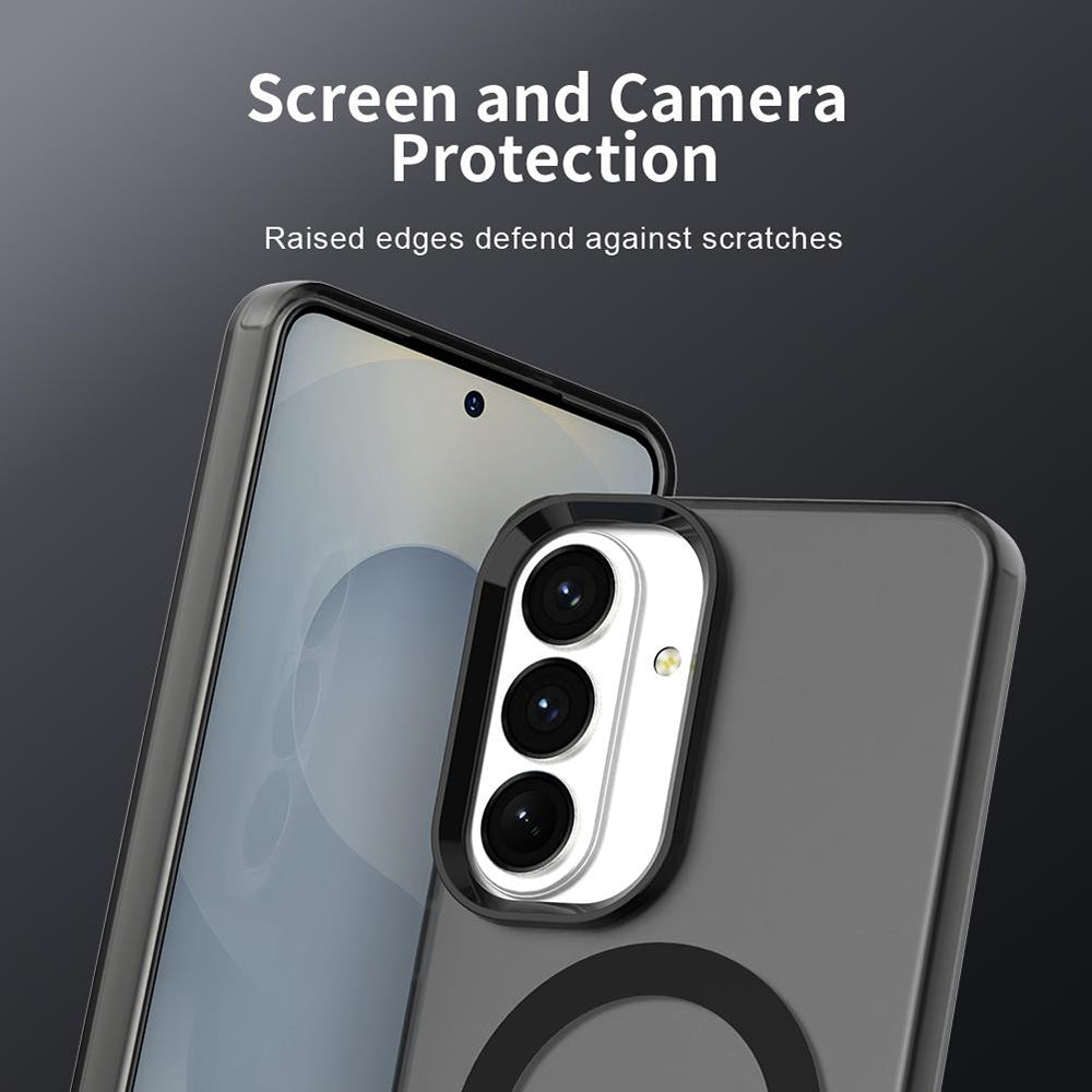 Husa MagSafe pentru Samsung Galaxy S26 Plus, Techsuit, CandyCase, Neagra