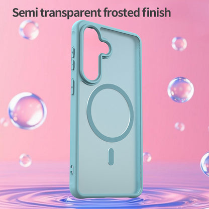 Husa MagSafe pentru Samsung Galaxy S26 Plus, Techsuit, HaloFrost II, Verde Deschis