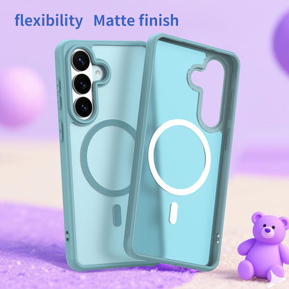 Husa MagSafe pentru Samsung Galaxy S26 Plus, Techsuit, HaloFrost II, Verde Deschis