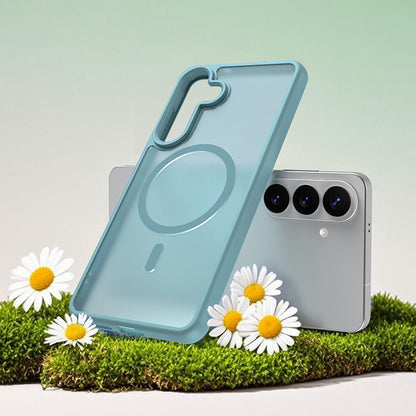 Husa MagSafe pentru Samsung Galaxy S26 Plus, Techsuit, HaloFrost II, Verde Deschis