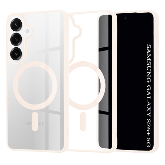 Husa MagSafe pentru Samsung Galaxy S26 Plus, Techsuit, Pro, Roz