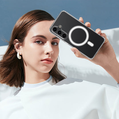 Husa MagSafe pentru Samsung Galaxy S26 Plus, Techsuit, Pro, Transparenta