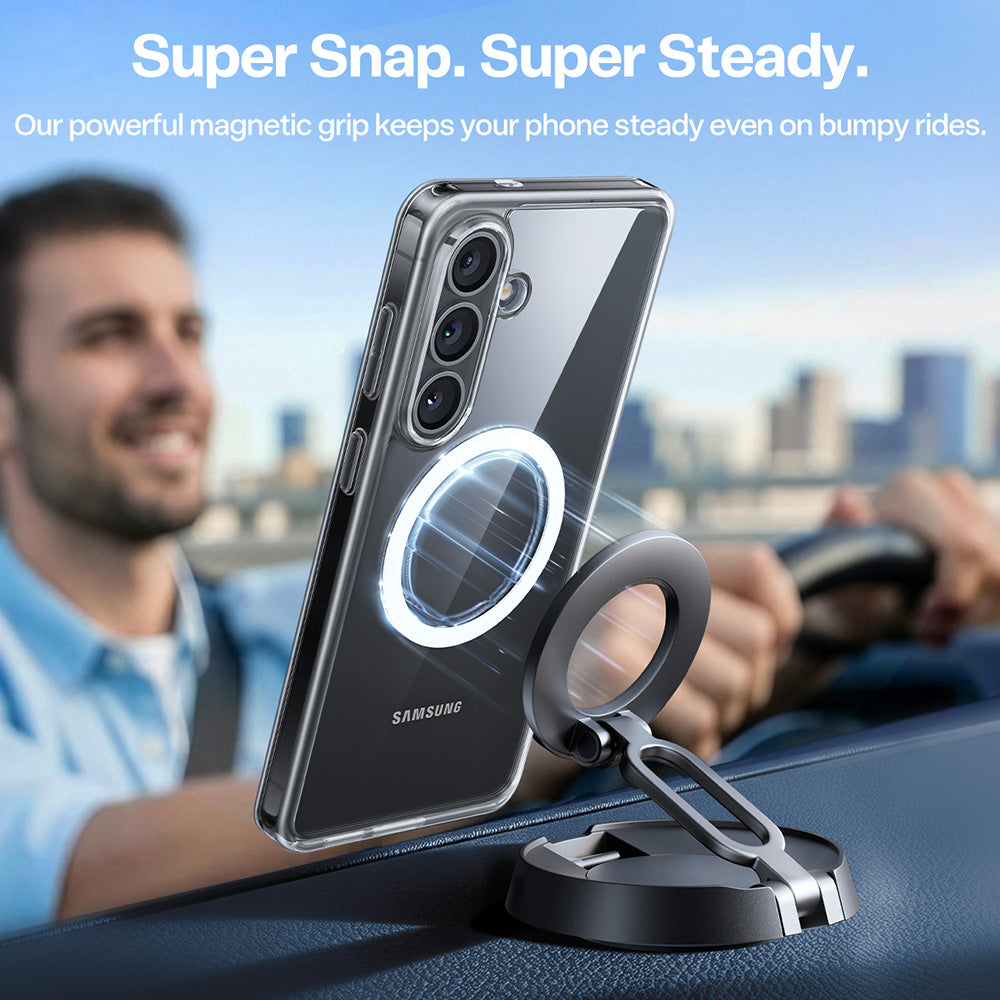 Husa MagSafe pentru Samsung Galaxy S26 Plus, Torras, Guardian, Transparenta