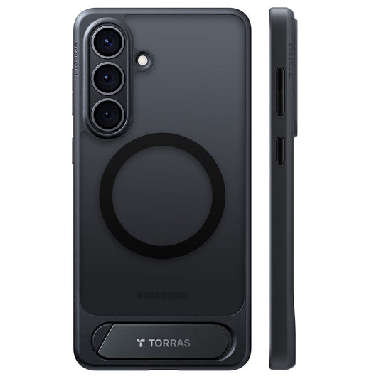 Husa MagSafe pentru Samsung Galaxy S26 Plus, Torras, Pstand, Neagra