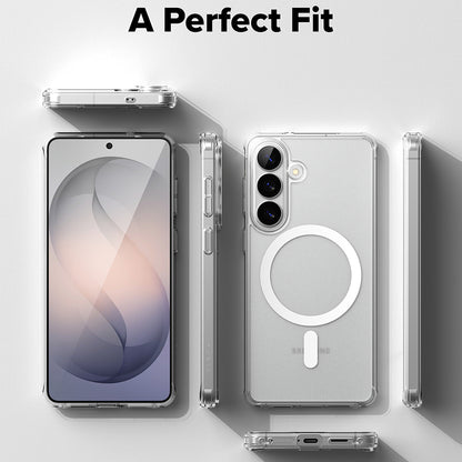 Husa MagSafe pentru Samsung Galaxy S26, Ringke, Fusion, Transparenta Mata