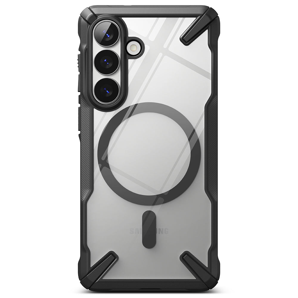 Husa MagSafe pentru Samsung Galaxy S26, Ringke, Fusion X, Neagra