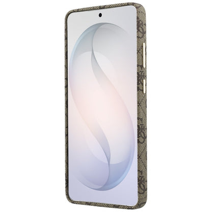 Husa MagSafe pentru Samsung Galaxy S26 S942, Guess, 4G Script Logo, Maro