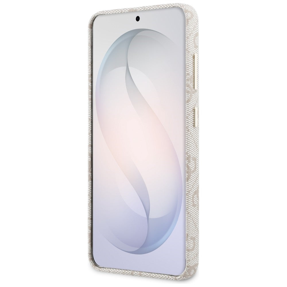 Husa MagSafe pentru Samsung Galaxy S26 S942, Guess, 4G Triangle Logo, Roz