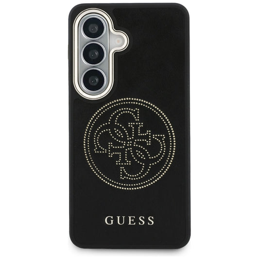 Husa MagSafe pentru Samsung Galaxy S26 S942, Guess, Perforated Logo, Neagra