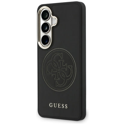 Husa MagSafe pentru Samsung Galaxy S26 S942, Guess, Perforated Logo, Neagra