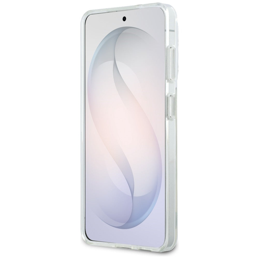 Husa MagSafe pentru Samsung Galaxy S26 S942, Karl Lagerfeld, IML Choupette Peekaboo Logo, Alba