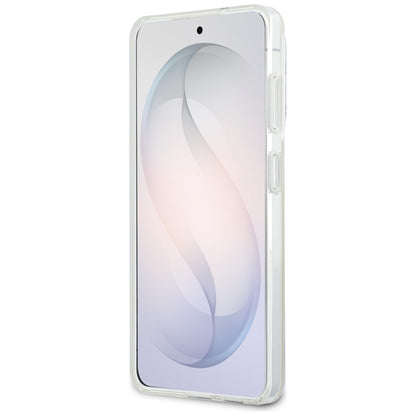 Husa MagSafe pentru Samsung Galaxy S26 S942, Karl Lagerfeld, IML Karl & Choupette Peekaboo Logo, Alba