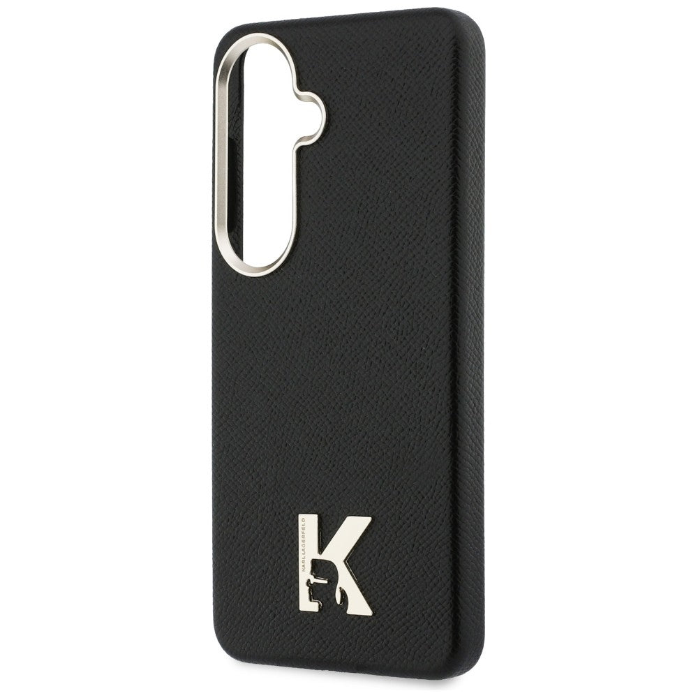 Husa MagSafe pentru Samsung Galaxy S26 S942, Karl Lagerfeld, Karl Head Logo, Neagra