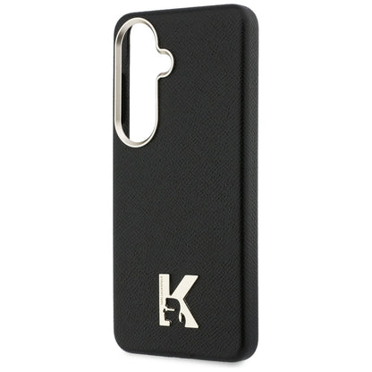 Husa MagSafe pentru Samsung Galaxy S26 S942, Karl Lagerfeld, Karl Head Logo, Neagra