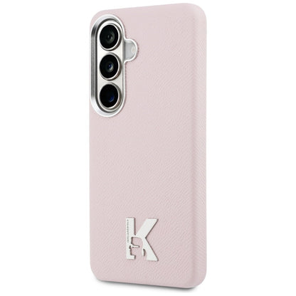 Husa MagSafe pentru Samsung Galaxy S26 S942, Karl Lagerfeld, Karl Head Logo, Roz