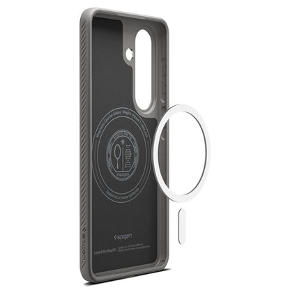 Husa MagSafe pentru Samsung Galaxy S26 S942, Spigen, Liquid Air, Gri ACS10731
