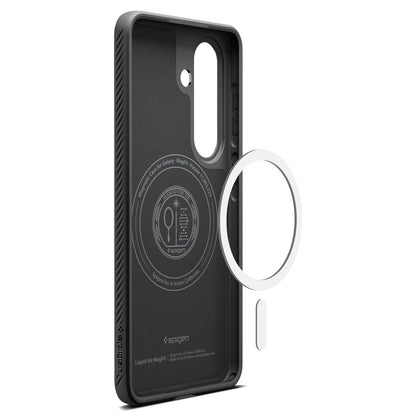 Husa MagSafe pentru Samsung Galaxy S26 S942, Spigen, Liquid Air, Neagra Mata ACS10730