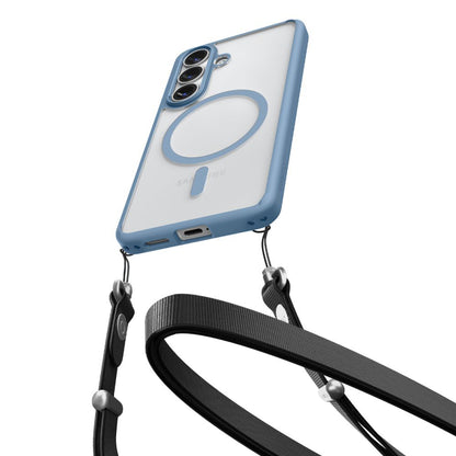 Husa MagSafe pentru Samsung Galaxy S26 S942, Spigen, Ultra Hybrid, Bleu ACS11219