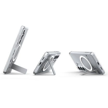 Husa MagSafe pentru Samsung Galaxy S26 S942, Spigen, Ultra Hybrid S, Transparenta Alba ACS11061
