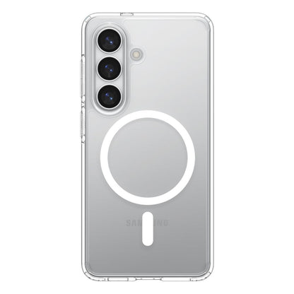 Husa MagSafe pentru Samsung Galaxy S26 S942, Spigen, Ultra Hybrid, Transparenta Alba ACS10734