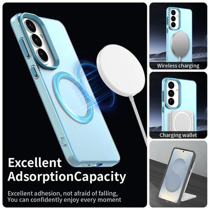 Husa MagSafe pentru Samsung Galaxy S26 S942, Techsuit, CandyCase, Albastra