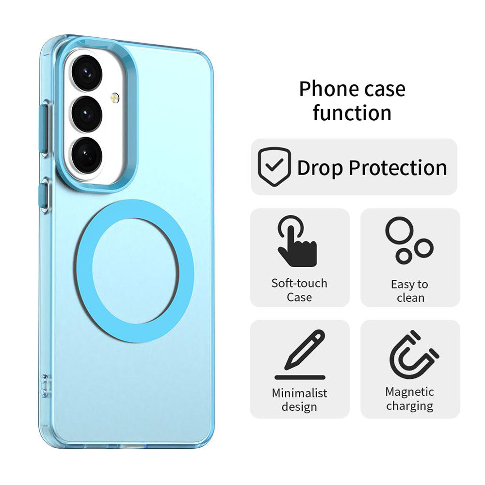 Husa MagSafe pentru Samsung Galaxy S26 S942, Techsuit, CandyCase, Albastra