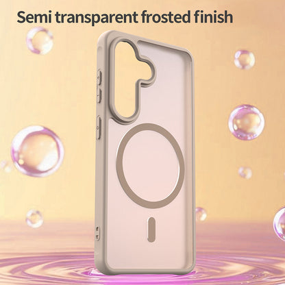 Husa MagSafe pentru Samsung Galaxy S26, Techsuit, HaloFrost II, Aurie