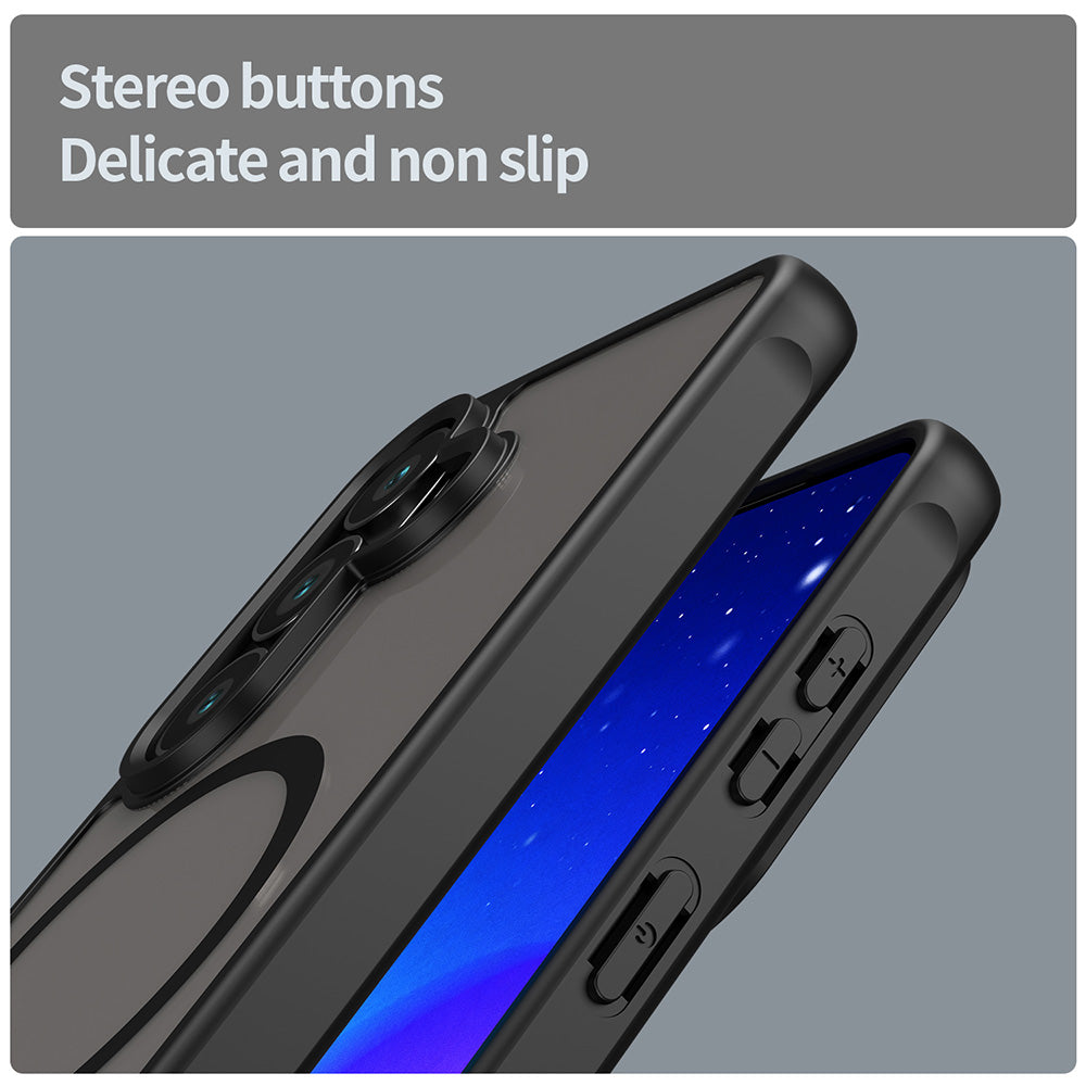 Husa MagSafe pentru Samsung Galaxy S26, Techsuit, HaloFrost II, Neagra