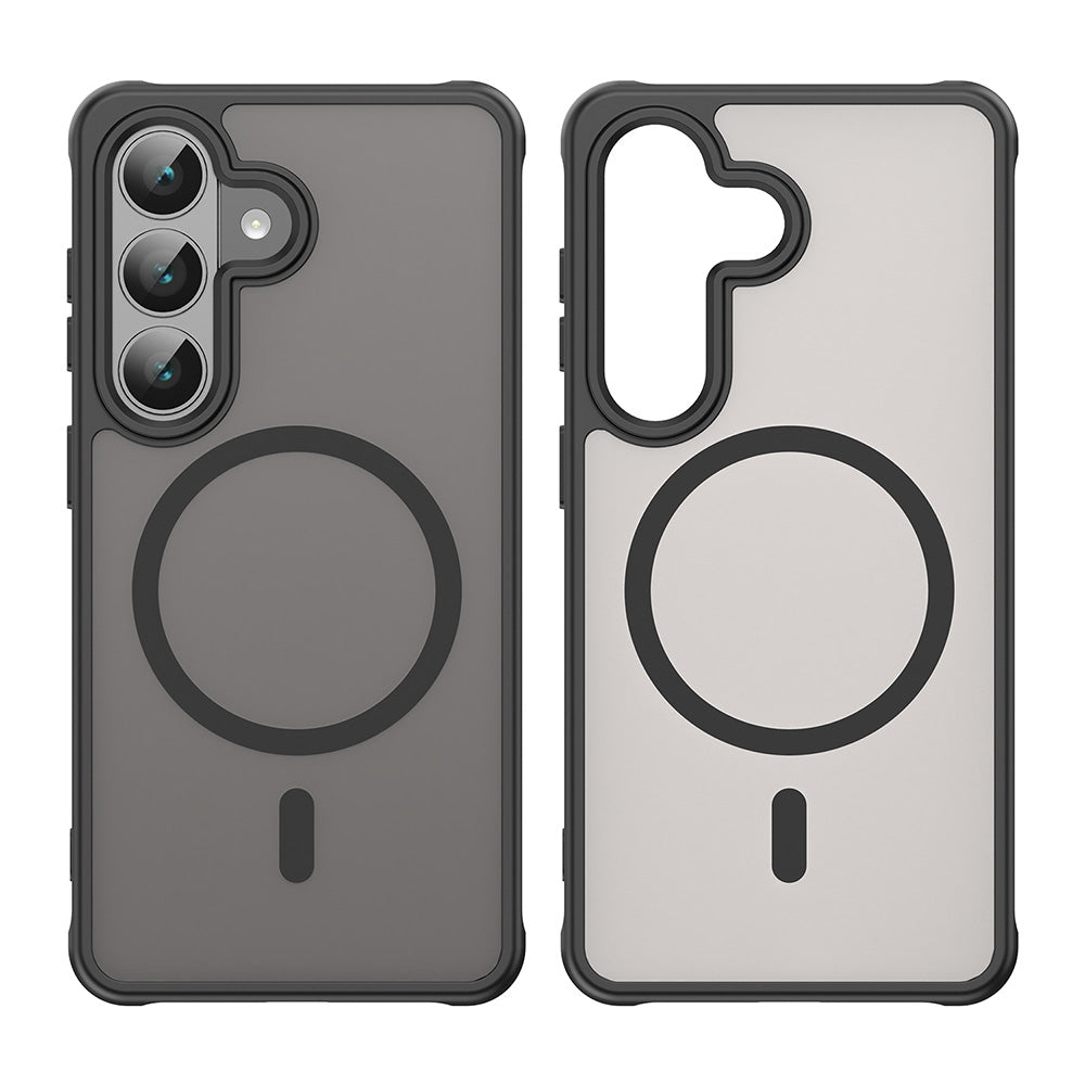 Husa MagSafe pentru Samsung Galaxy S26, Techsuit, HaloFrost II, Neagra