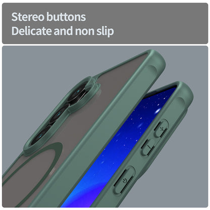 Husa MagSafe pentru Samsung Galaxy S26, Techsuit, HaloFrost II, Verde