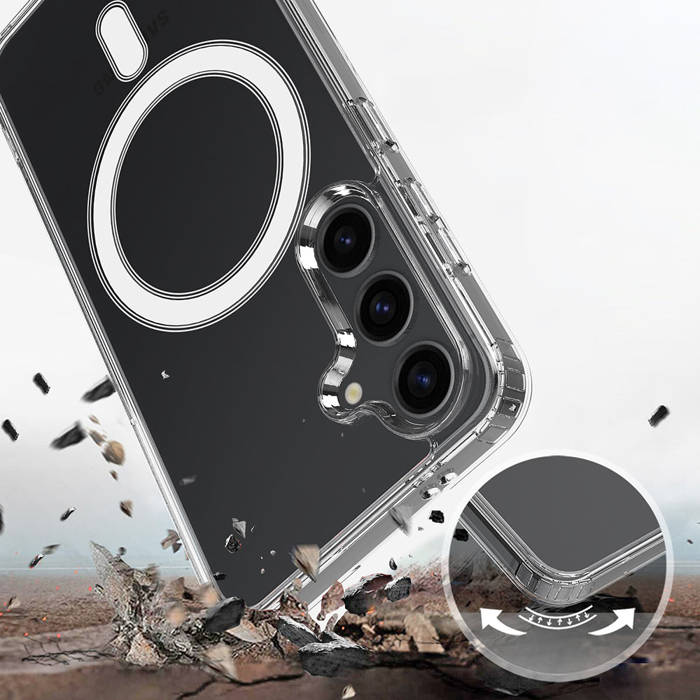 Husa MagSafe pentru Samsung Galaxy S26, Techsuit, Pro, Transparenta