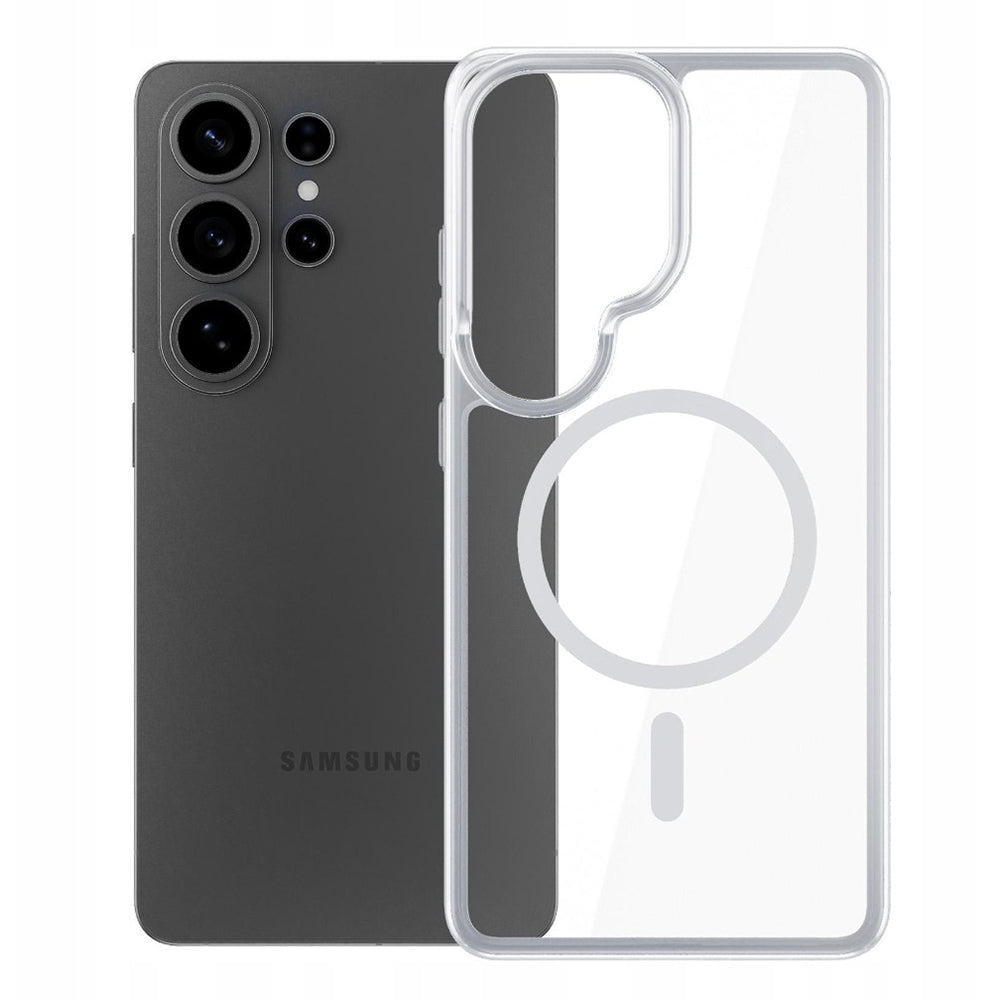 Husa MagSafe pentru Samsung Galaxy S26 Ultra S948, 3MK, Armor MagCase, Transparenta