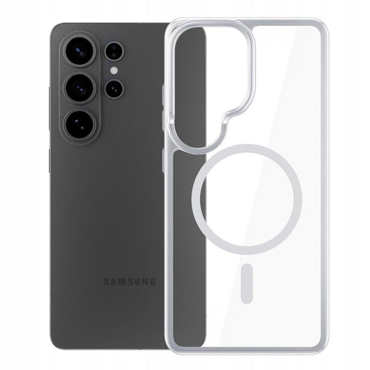 Husa MagSafe pentru Samsung Galaxy S26 Ultra, 3MK, Armor MagCase, Transparenta