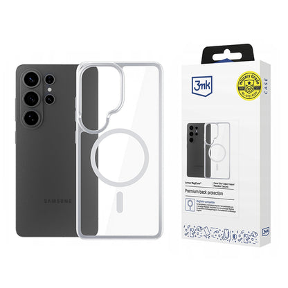 Husa MagSafe pentru Samsung Galaxy S26 Ultra S948, 3MK, Armor MagCase, Transparenta