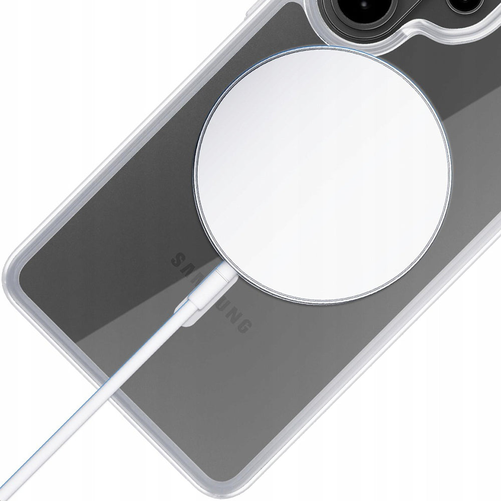 Husa MagSafe pentru Samsung Galaxy S26 Ultra S948, 3MK, Armor MagCase, Transparenta