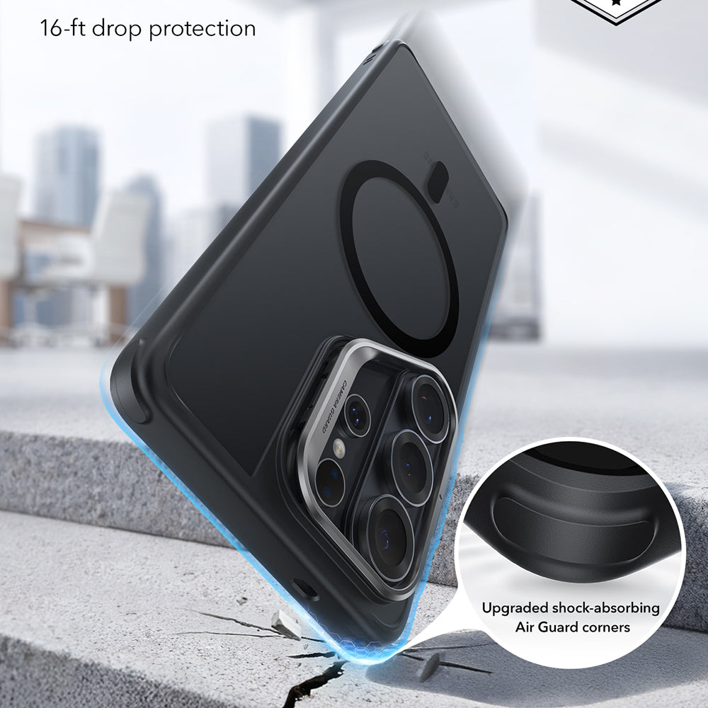 Husa MagSafe pentru Samsung Galaxy S26 Ultra, ESR, Classic Hybrid Kickstand, Neagra Satinata