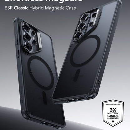 Husa MagSafe pentru Samsung Galaxy S26 Ultra, ESR, Classic Hybrid, Neagra Satinata