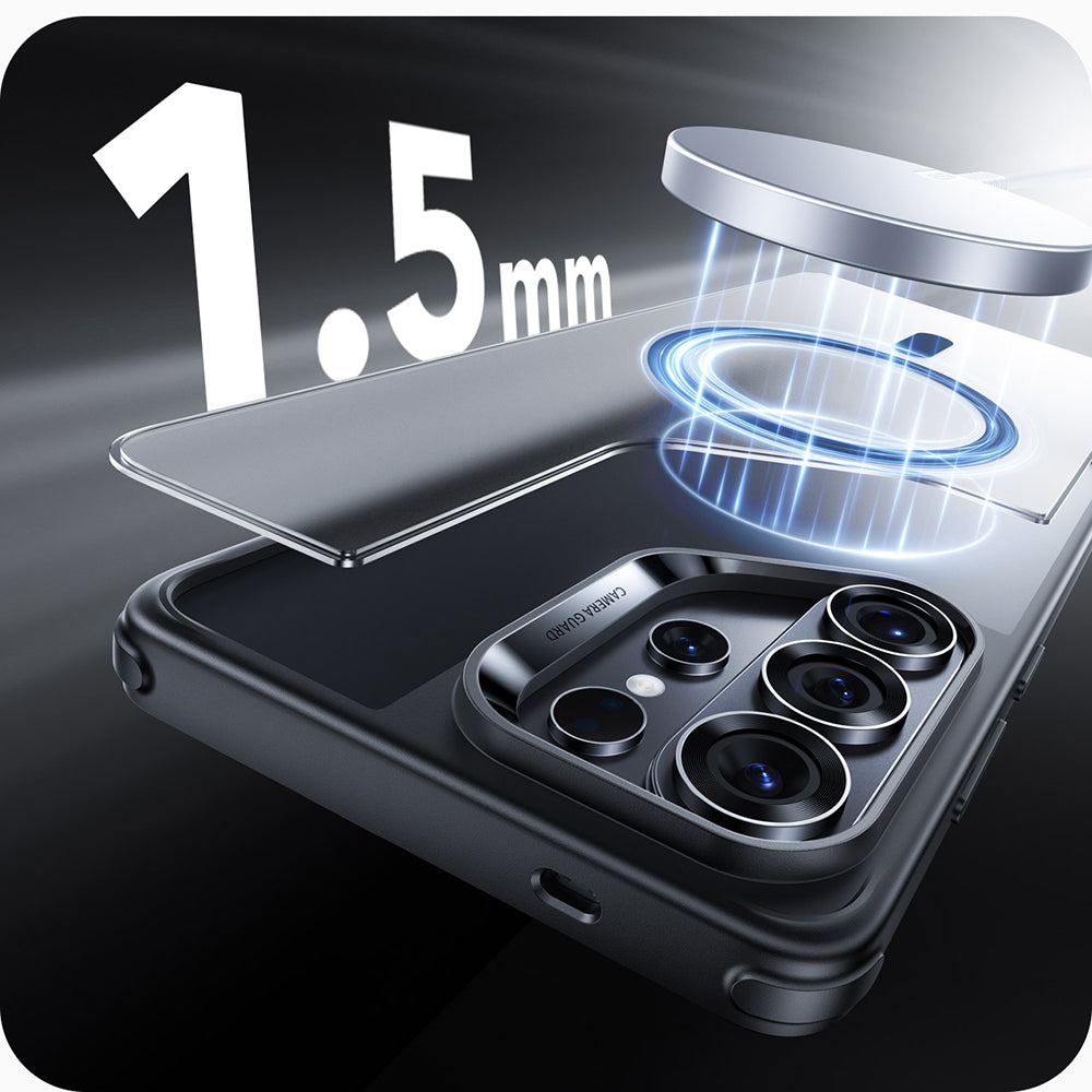 Husa MagSafe pentru Samsung Galaxy S26 Ultra, ESR, Classic Hybrid, Neagra Satinata