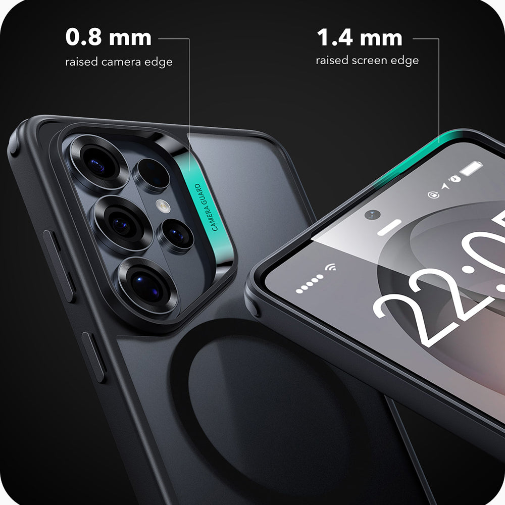 Husa MagSafe pentru Samsung Galaxy S26 Ultra, ESR, Classic Hybrid, Neagra Satinata