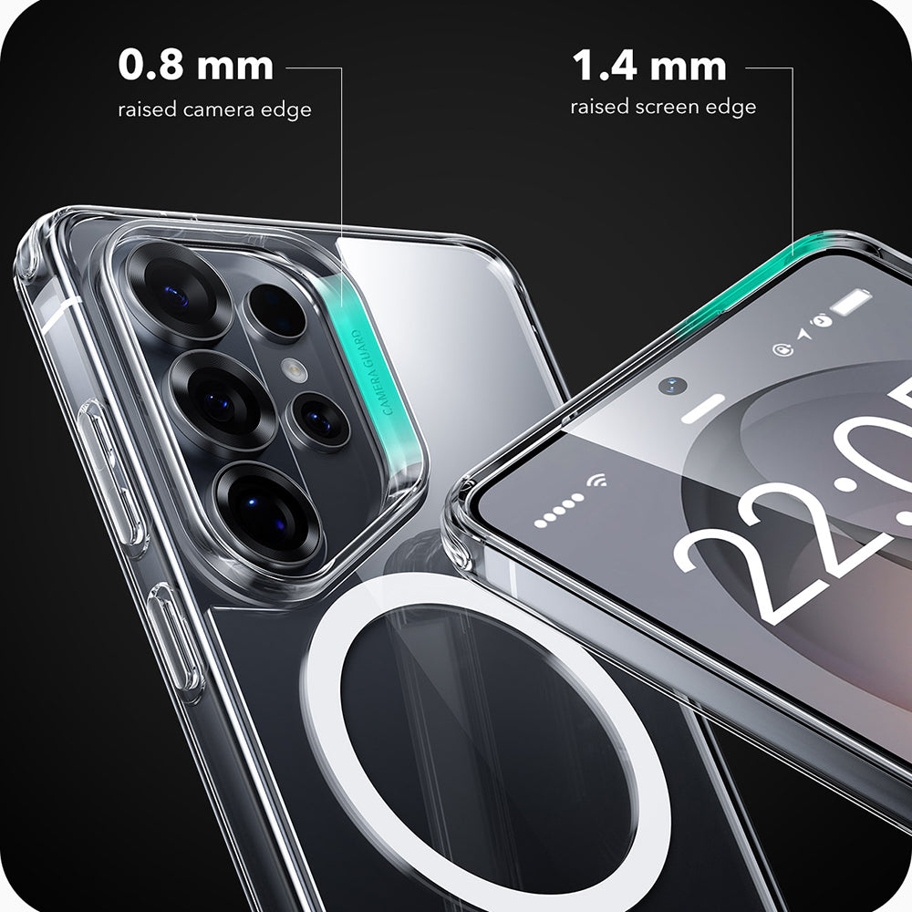 Husa MagSafe pentru Samsung Galaxy S26 Ultra, ESR, Classic Hybrid, Transparenta