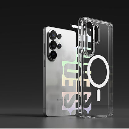 Husa MagSafe pentru Samsung Galaxy S26 Ultra, Ringke, Fusion Seoul, Transparenta